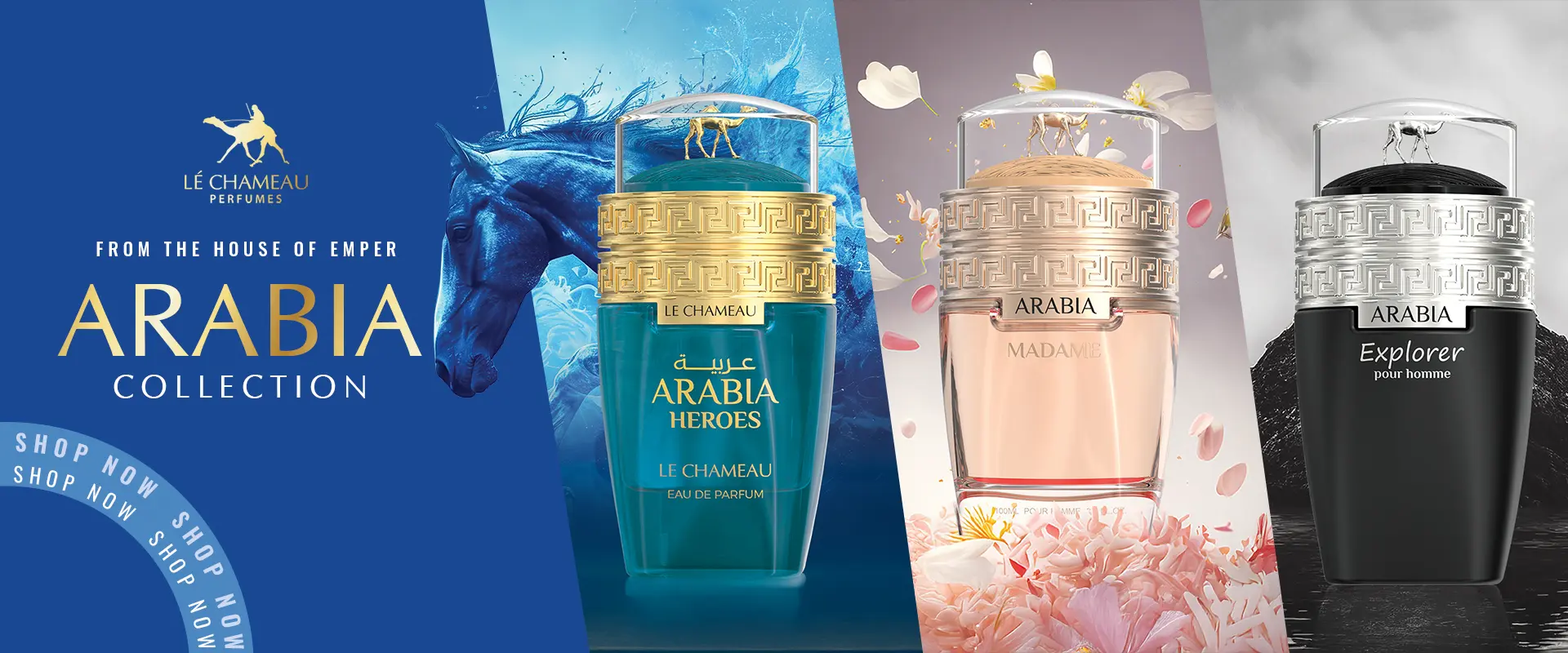 Arabia Collection - Le Chameau by Jhony USA Arabia-Collection-by-Le-Chameau-Perfumes-–-A-premium-selection-of-oriental-fragrances-from-the-House-of-Emper-distributed-by-Jhony-USA
